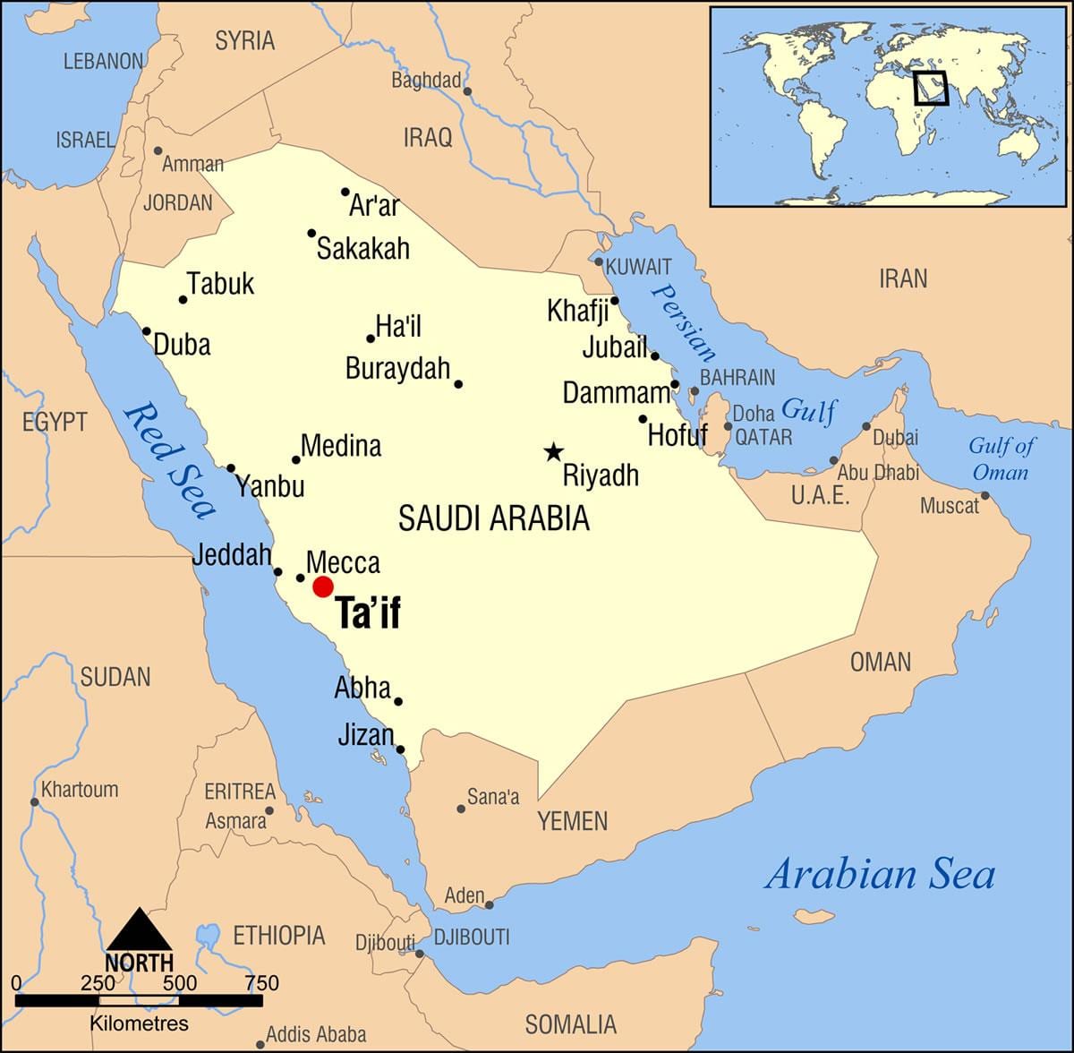taif KSA નકશો