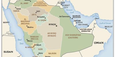 Qassim સાઉદી અરેબિયા નકશો