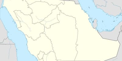 નકશો સાઉદી અરેબિયા માં