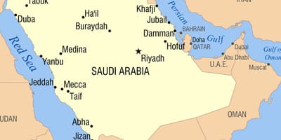 Arar KSA નકશો