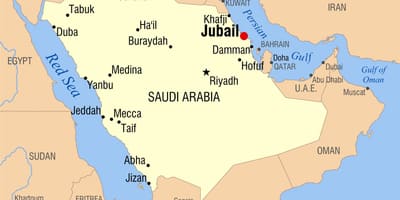 Jubail KSA નકશો