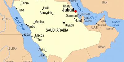 Jubail KSA નકશો